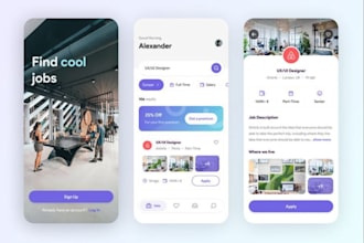 build ai handyman app, job searching app, job posting website, recruitment app