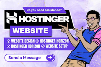 help with hostinger setup hostinger horizon hostinger wordpress website design