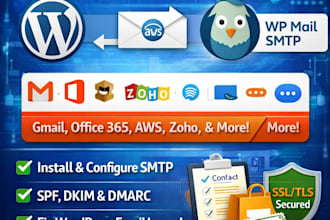 setup wp mail SMTP and fix wordpress contact form emails