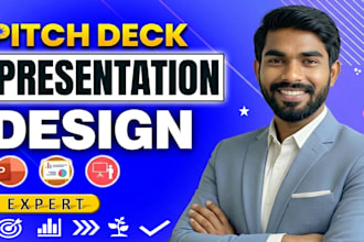 design powerpoint investor pitch deck, PPT presentation, google slides