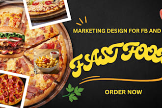 design fast food discount promo facebook post