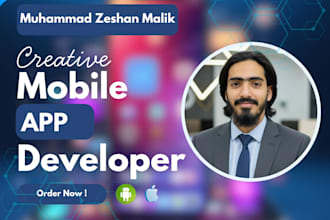 do develop mobile app for android and ios in flutter and flutterflow