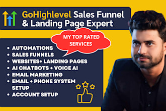 build sales funnel in gohighlevel, ghl website, ghl funnel, ghl landing