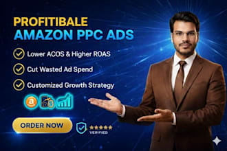 setup and optimize amazon ppc compaign  low acos high ranking