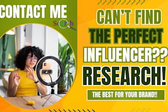 do insta infuencer research youtube infuencer marketing outreach influencer list