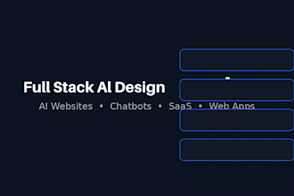 develop ai website, ai chatbot, ai mobile app, ai saas full stack development