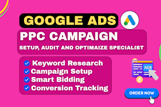 setup and manage google ads ppc campaign