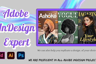 magazine design, magazine layout, catalog design, brochure using adobe indesign