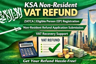 submit ep registration application for non resident refunds to zatca ksa