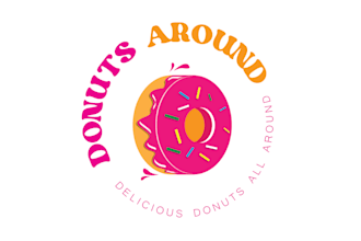 design outstanding elegant logo for a donuts company