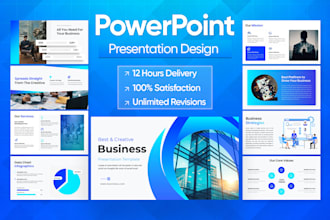 create powerpoint presentation, google slides and investor pitchdeck expert