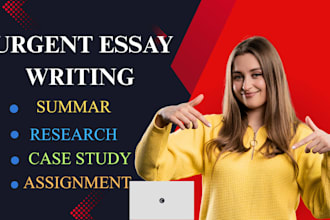 urgent essay writing, reports, case study and proposals