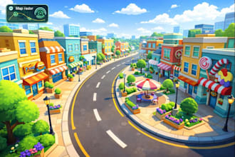 create roblox obby map, 3d city build and rp fantasy world