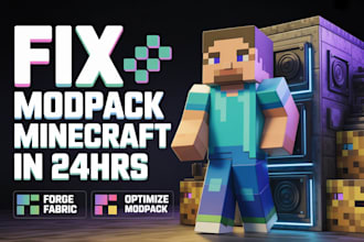 erstelle fix minecraft modpacks, UI fix, quest datapacks, forge fabric port mods
