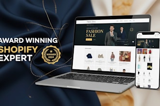 design a professional multi niche shopify store