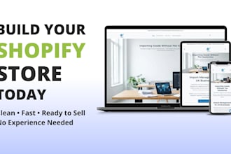 build a beginner friendly shopify store ready to sell