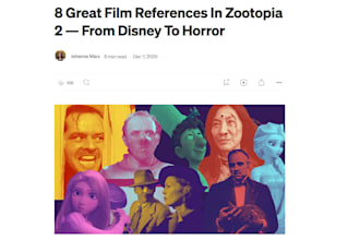 write film analysis articles revealing classic cinema references