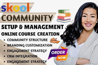 skool community setup mighty network skool membership course ghl and automation