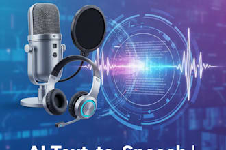 convert text to ai tts voice in any language large text and low price