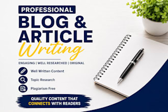 write engaging blog posts and articles
