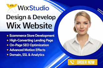 build wix website redesign wix studio wix editor x design booking landing page