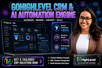setup gohighlevel webinar funnel crm automation ghl chatbot ai integration