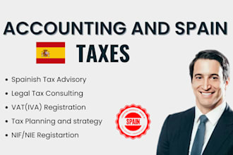 spain tax, tax consultant, tax advise, nif registration, handle accounting