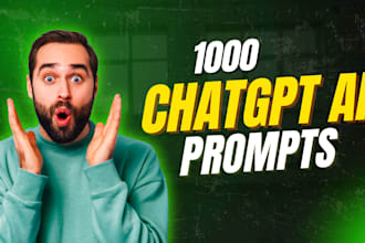 share 1000 general ai prompts, commands to save time, prompt better, chatgpt ai