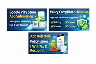 upload your android aab to google play store fix policy rejections