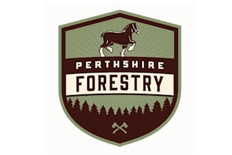 design high quality perth shire forestry logo
