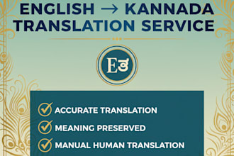 do kannada content writing and translation