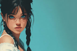 draw a semi realism art for you
