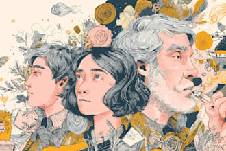 draw doodle art illustration designs on any topic