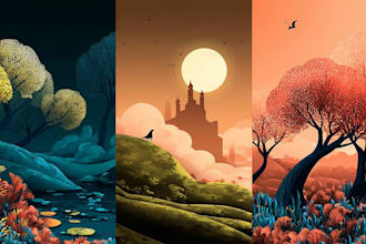 create environment concept art backgrounds