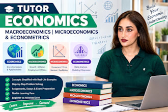 tutor economics, macroeconomics, microeconomics and econometrics