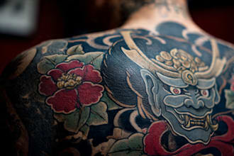 draw amazing japanese oriental tattoo