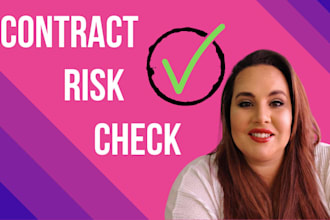 review your business contracts for clarity and risk