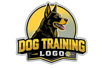 design high quality dog training logo for you with my own creativity