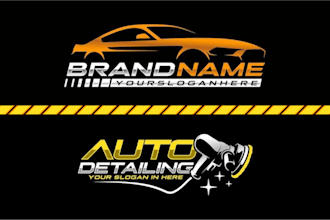 do car shop, automotive logo design for your business card