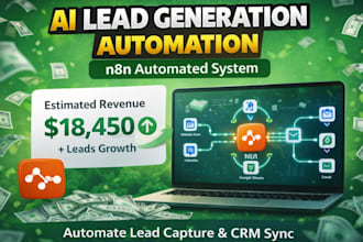 build n8n automation lead generation system for your business