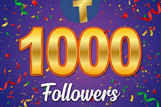 professionally grow your facebook account followers not bot