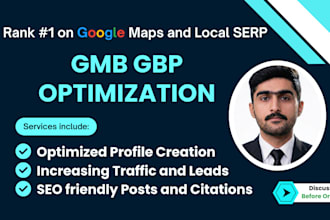 do gmb gbp optimization for google maps 3 pack and local SEO