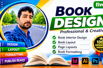 design and format interior of your  books professionally
