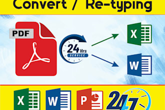 convert PDF to editable word or excel accurately and fast