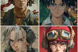 draw anime, manga or game characters