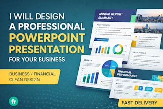 design powerpoint presentations for business and training