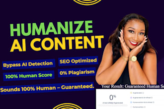 humanize and edit your ai content guaranteed undetectable and natural tone