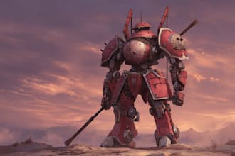 do custom robot, mecha and cyborg character
