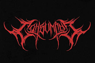 design a metal band logo