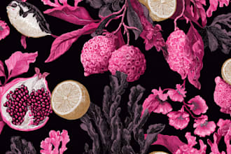 pattern design, textile prints for fabric, product packaging